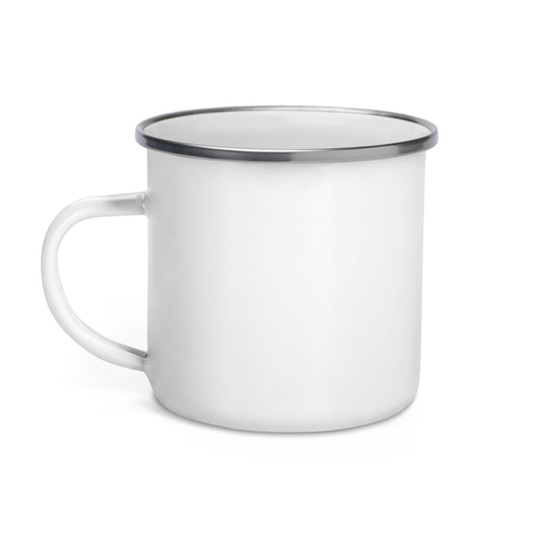 "A Flower Always Grows Back" Enamel Mug