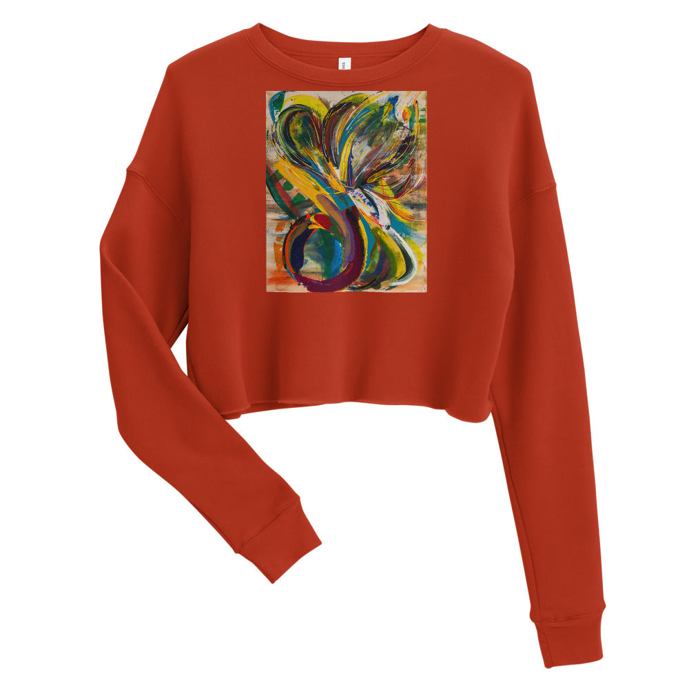 "Corsage" Crop Sweatshirt