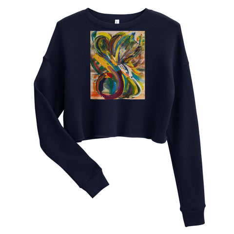 "Corsage" Crop Sweatshirt